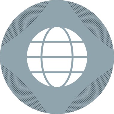 Globe web simgesinin illüstrasyonu 