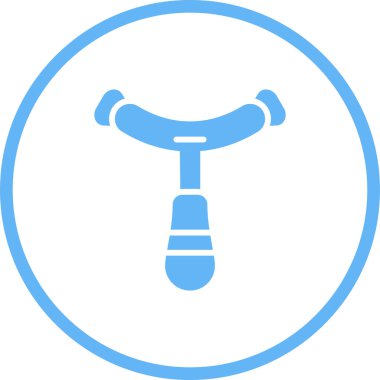 sosis simgesi vektör illüstrasyonu