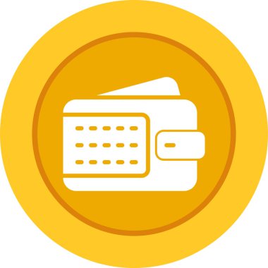 m-cüzdan simge vektör çizim 