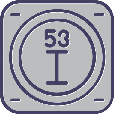 Periyodik tablo ağının kimyasal elementi basit illüstrasyon