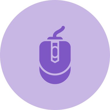 Bilgisayar faresi. Web simgesi basit illüstrasyon