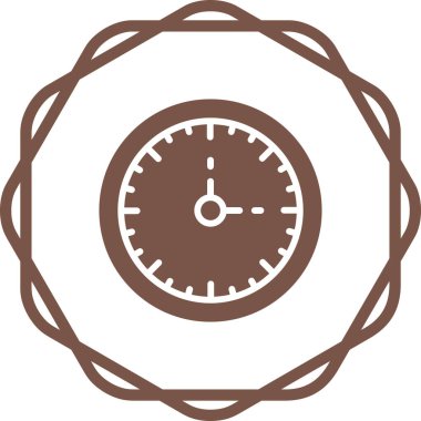saat vektör simgesi işareti, sembol