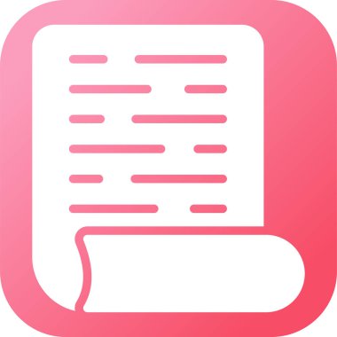 Curl simgesi ile Sayfanın vektör simgesi 