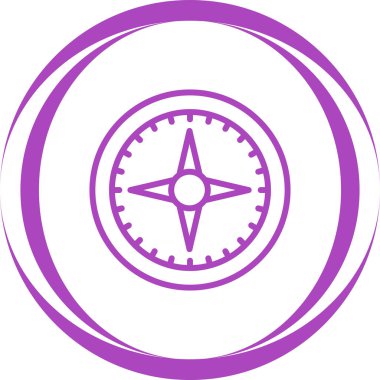 pusula simgesi web basit illüstrasyon