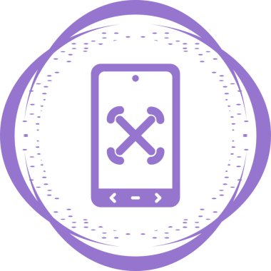 Basit illüstrasyon web simgesine odaklan 