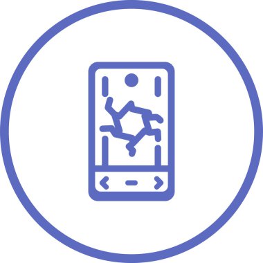 akıllı telefon simgesi, vektör illüstrasyonu basit tasarım