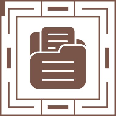 dizin web simgesi, basit vektör illüstrasyonu