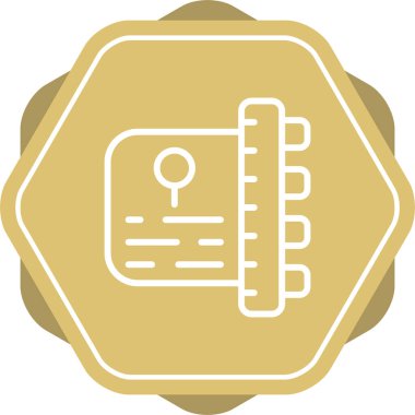 Güvenlik kilidi. Web simgesi basit illüstrasyon