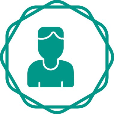 Hasta web simgesi vektör illüstrasyonu