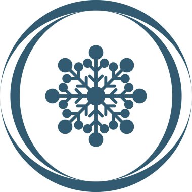kar tanesi web simge vektör çizim