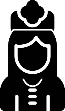  hemşire vektör simgesi modern basit resimleme