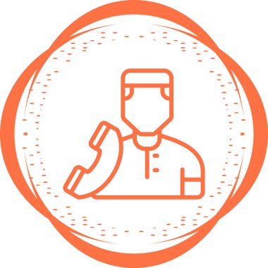 kullanıcı. Web simgesi basit illüstrasyon