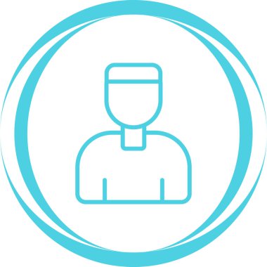 kullanıcı. Web simgesi basit illüstrasyon