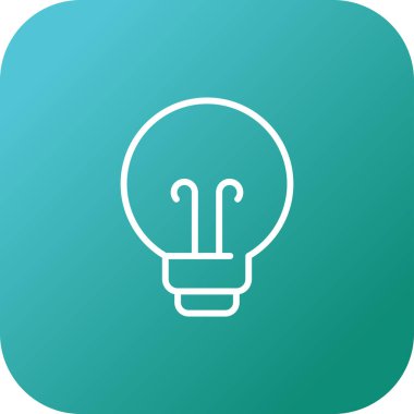  Ampul simgesi. vektör çizimi tasarımı