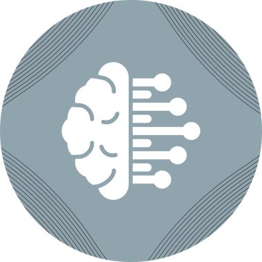  İş Zekası web simgesi vektör illüstrasyonu 