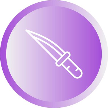 bıçak ağ simgesi, basit vektör illüstrasyonu