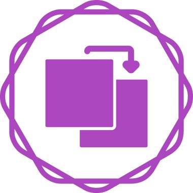 Önplan web simgesi, vektör illüstrasyonu