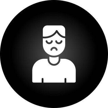 Hasta web simgesi vektör illüstrasyonu