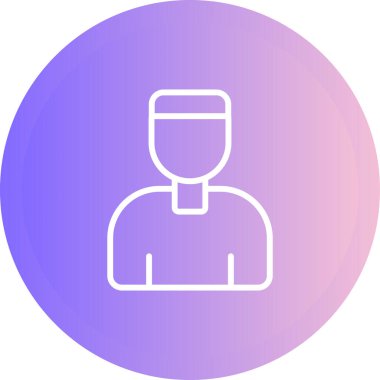 kullanıcı. Web simgesi basit illüstrasyon