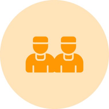 Kullanıcı simgesinin vektör illüstrasyonu