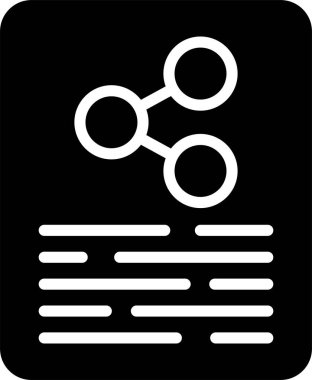 Paylaş. Web simgesi vektör illüstrasyonu