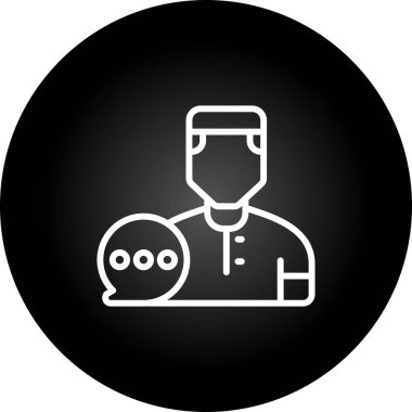 kullanıcı. Web simgesi basit illüstrasyon