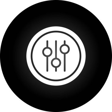 Ses ekolayzer simge vektör çizim