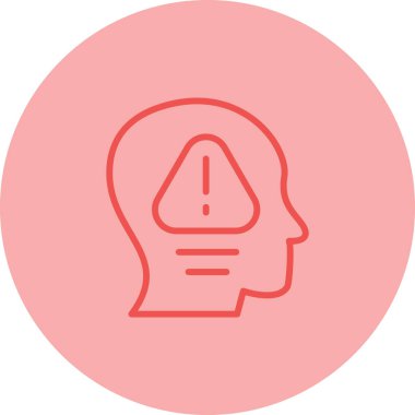 fikir simgesi, vektör illüstrasyonu 