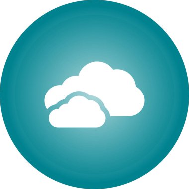 cloud web icon simple illustration