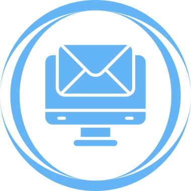 E- posta simgesinin vektör illüstrasyonu