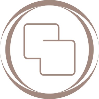 beyaz arkaplanda izole edilmiş simge vektörünü birleştir