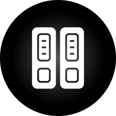 dizin web simgesi, basit vektör illüstrasyonu