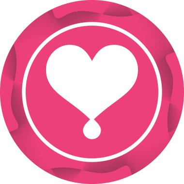 kalp simgesi, web basit illüstrasyon