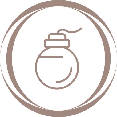 bomba ikonu web basit vektör çizimi