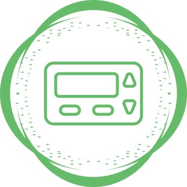 Sayfa simgesi, vektör illüstrasyonu basit tasarım