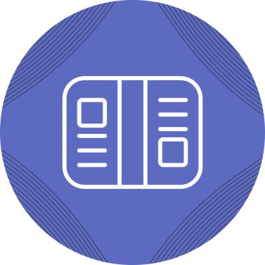 Kutu simgesi vektör illüstrasyonu