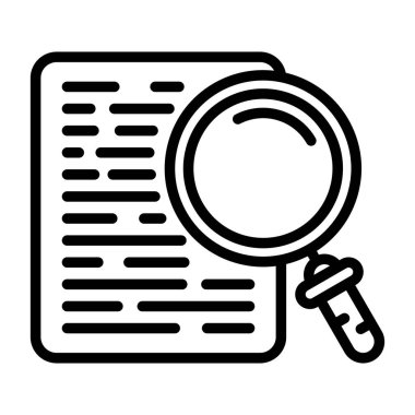 Ara. Web simgesi basit tasarım