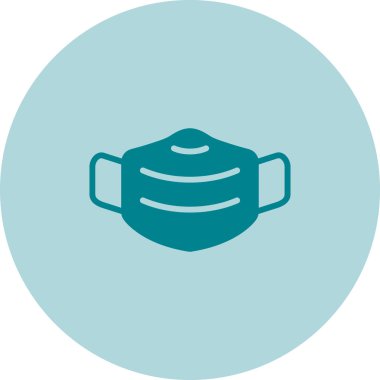 Maske simgesinin web illüstrasyonu