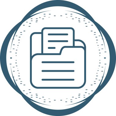 dizin web simgesi, basit vektör illüstrasyonu