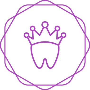 Taç web simge vektör çizim