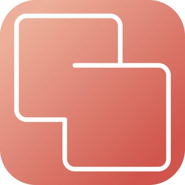 beyaz arkaplanda izole edilmiş simge vektörünü birleştir