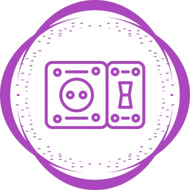 GFCI Outlet ağ vektör illüstrasyonu