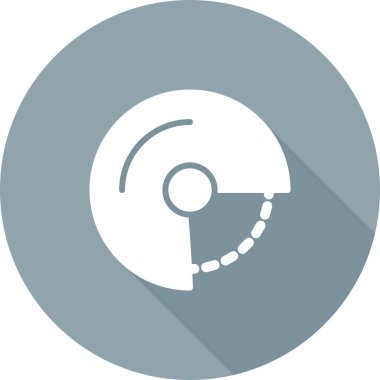 Açı simgesi basit düz illüstrasyon