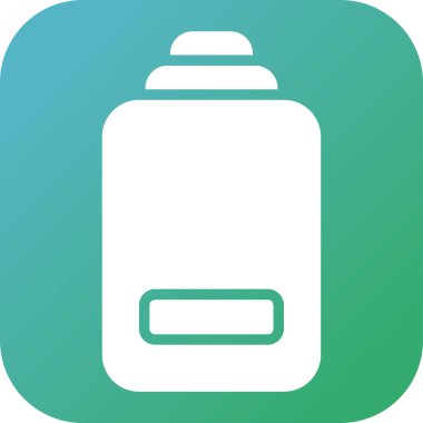 düşük pil ağ simgesi, basit vektör illüstrasyonu