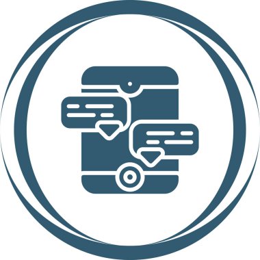 Metin Satır vektörüyle Konuşma Baloncuğu