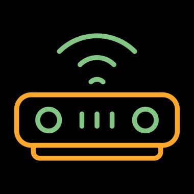 Yönlendirici. Web simgesi basit illüstrasyon 