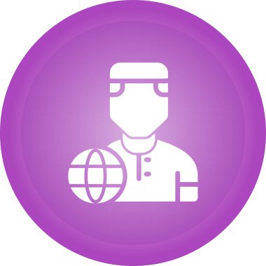 kullanıcı. Web simgesi basit illüstrasyon