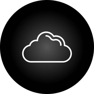 cloud web icon simple illustration