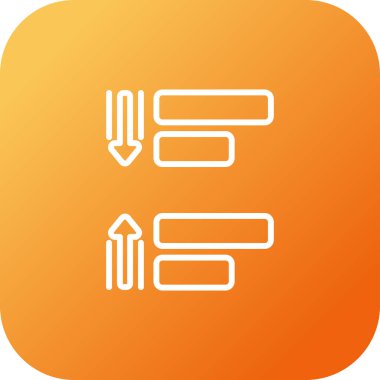 Boşluk simgesinin vektör illüstrasyonu