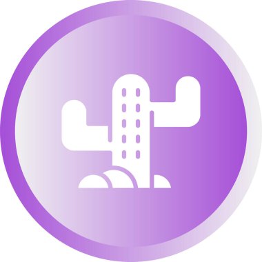 Kaktüs simgesi taslak biçimi